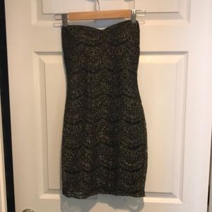 Fora Black/gold dress- EUC